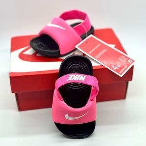 Baby/Kids Nike Kawa Slide Sandal | size 4C | black & pink